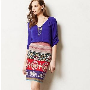 Anthropology- Chava Sweater Pencil Skirt